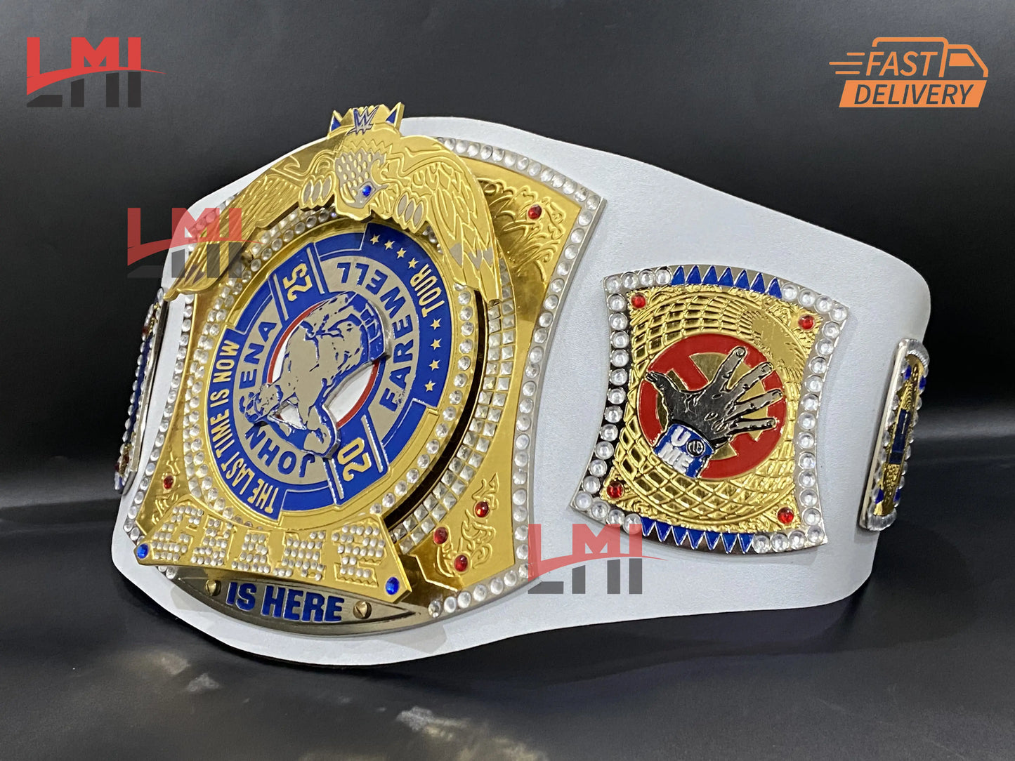 John Cena Farewell Tour 2025 Los Angeles Spinner Championship Belt Replica Wrestling 2mm Brass
