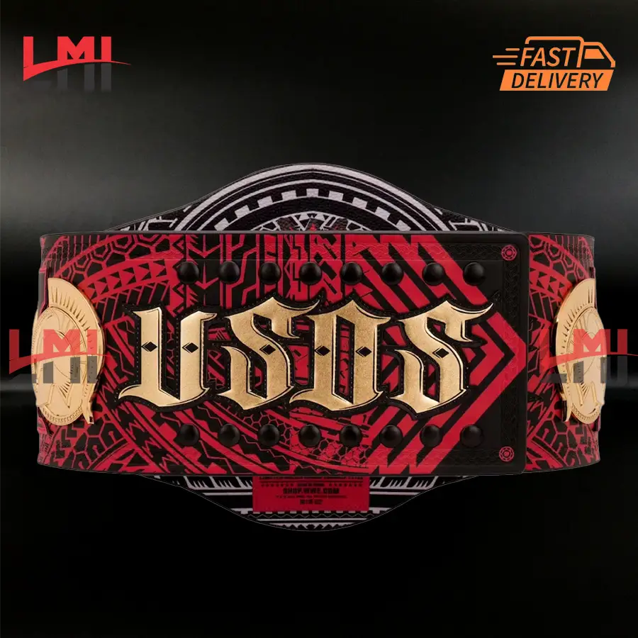 WWE Usos Signature Series Tag Team Championship Belt 2mm Brass