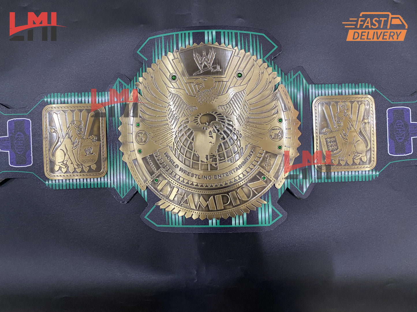 Triple H 30 Years The Game Big Eagle Championship Belt Wrestling Belt 2mm Brass - LMI Championship Belts