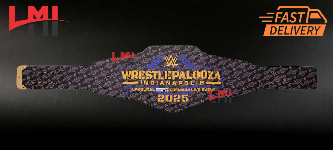 Wrestle Palooza 2025 Universal WWE Championship Belt Wrestling Title 6MM Diecast LMI Championship Belts