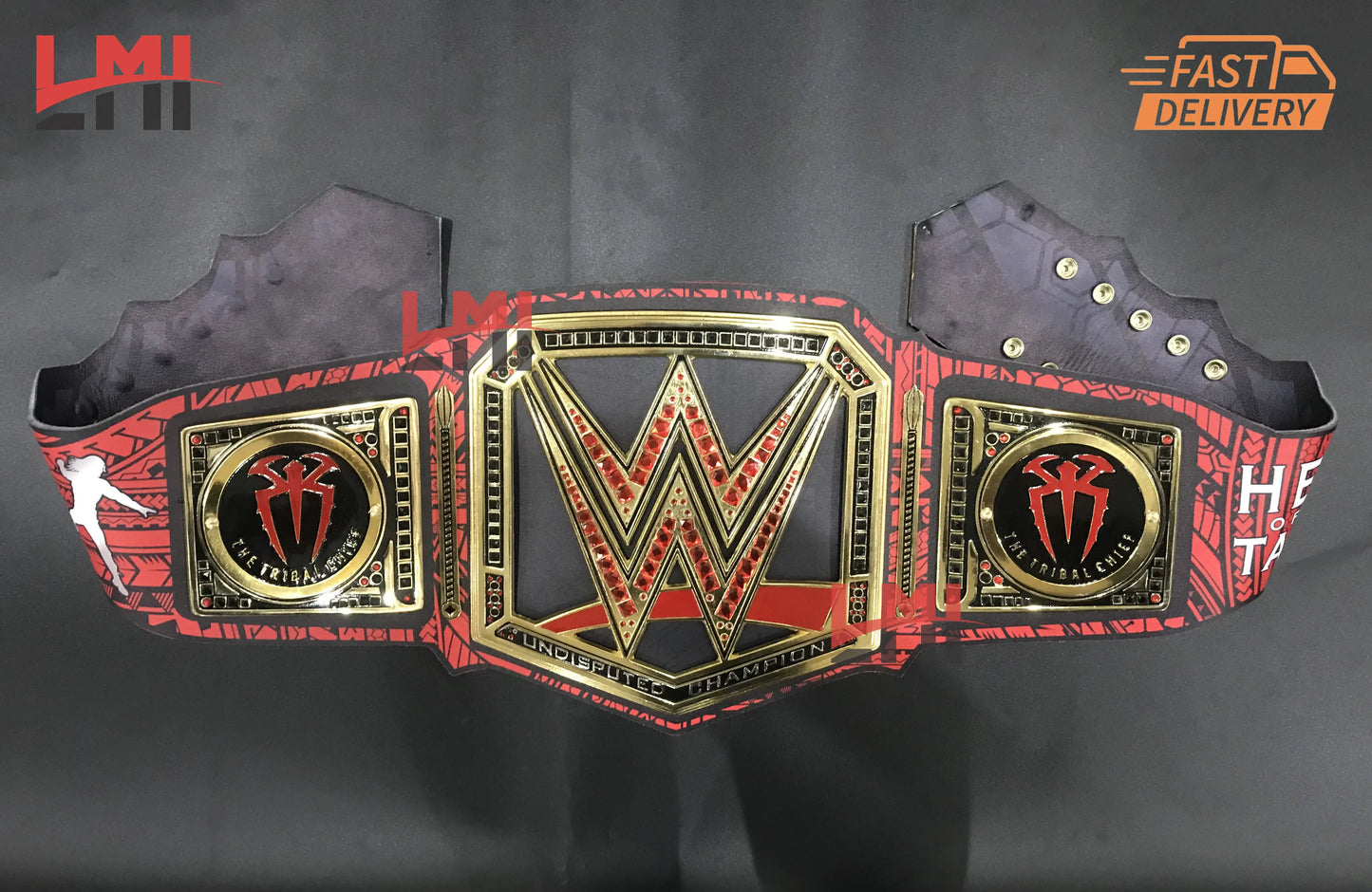 Roman Reigns 1,316 Days Signature Universal World Heavyweight Replica Championship Belt 6mm Diecast - LMI Championship Belts