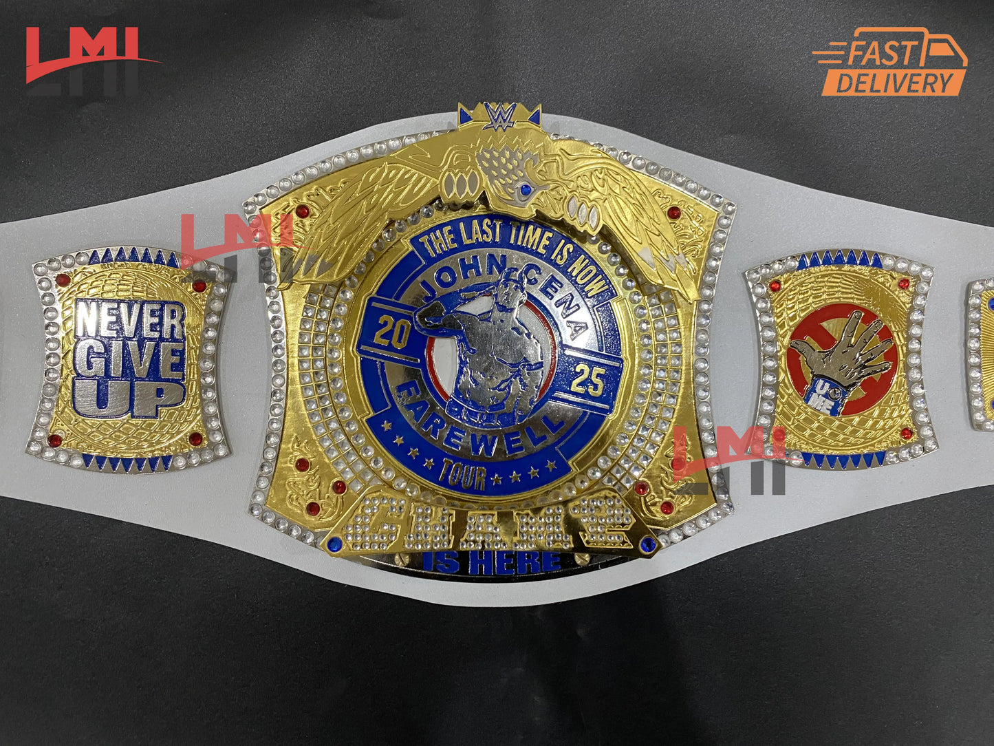 John Cena Farewell Tour 2025 Los Angeles Spinner Championship Belt Replica Wrestling 2mm Brass
