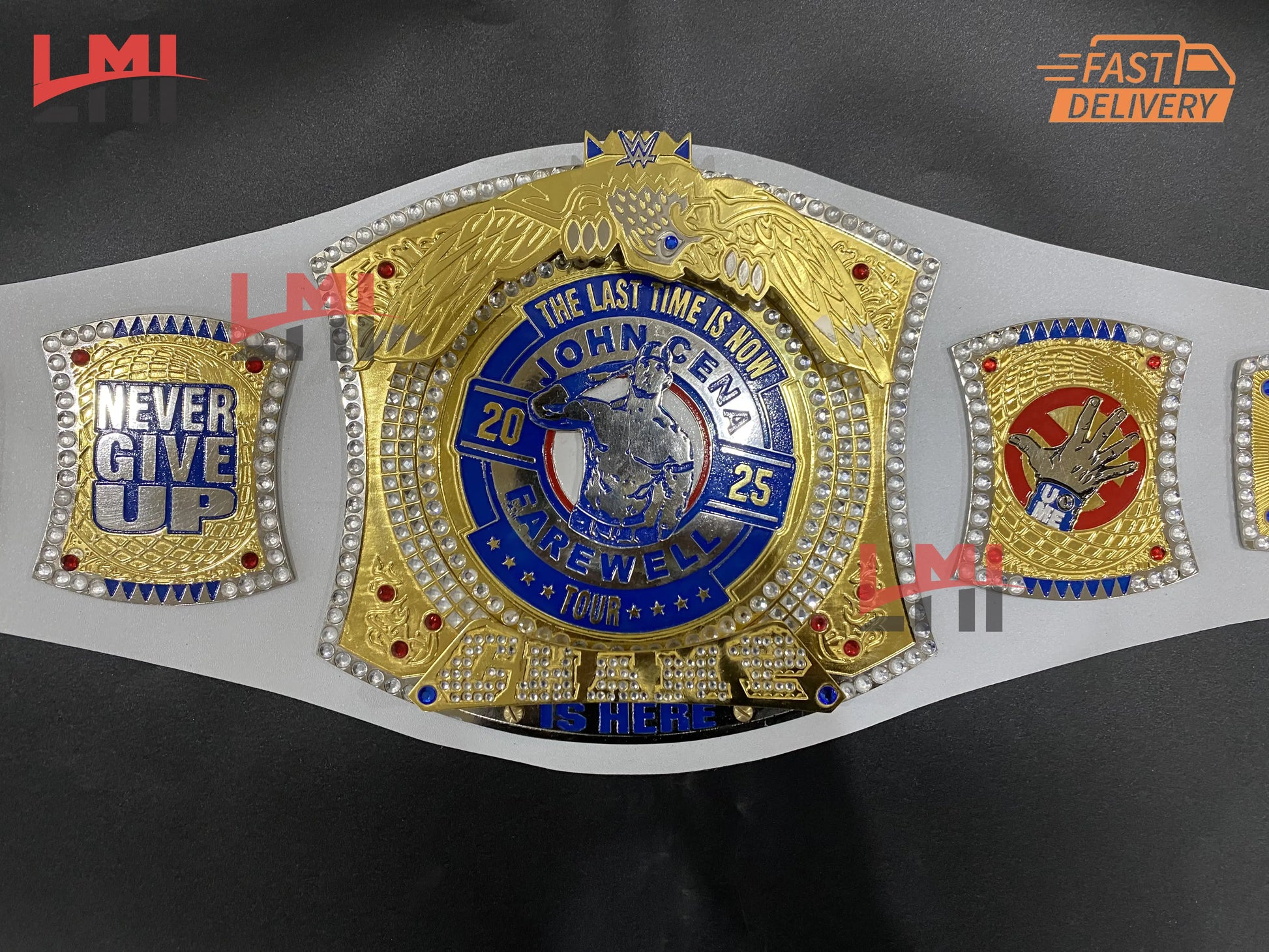 John Cena Farewell Tour 2025 Los Angeles Spinner Championship Belt Replica Wrestling 2mm Brass