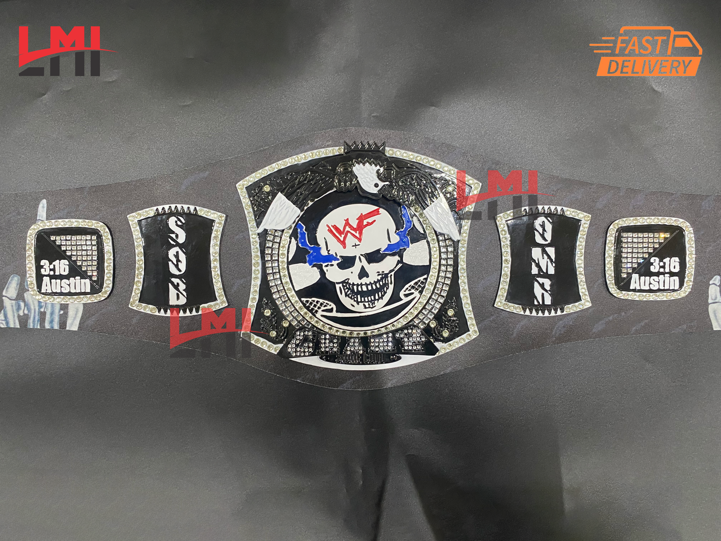 Personalized Championship Belt | Custom WWE, AEW, NFL & Fantasy Football Belts LMI Championship Belts