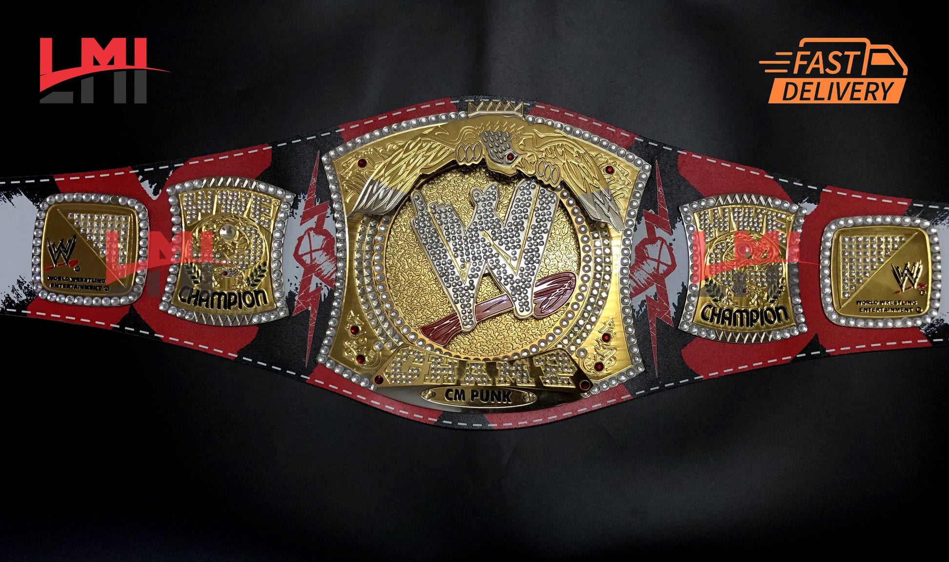 CM Punk Spinner World Heavyweight Championship Belt Replica