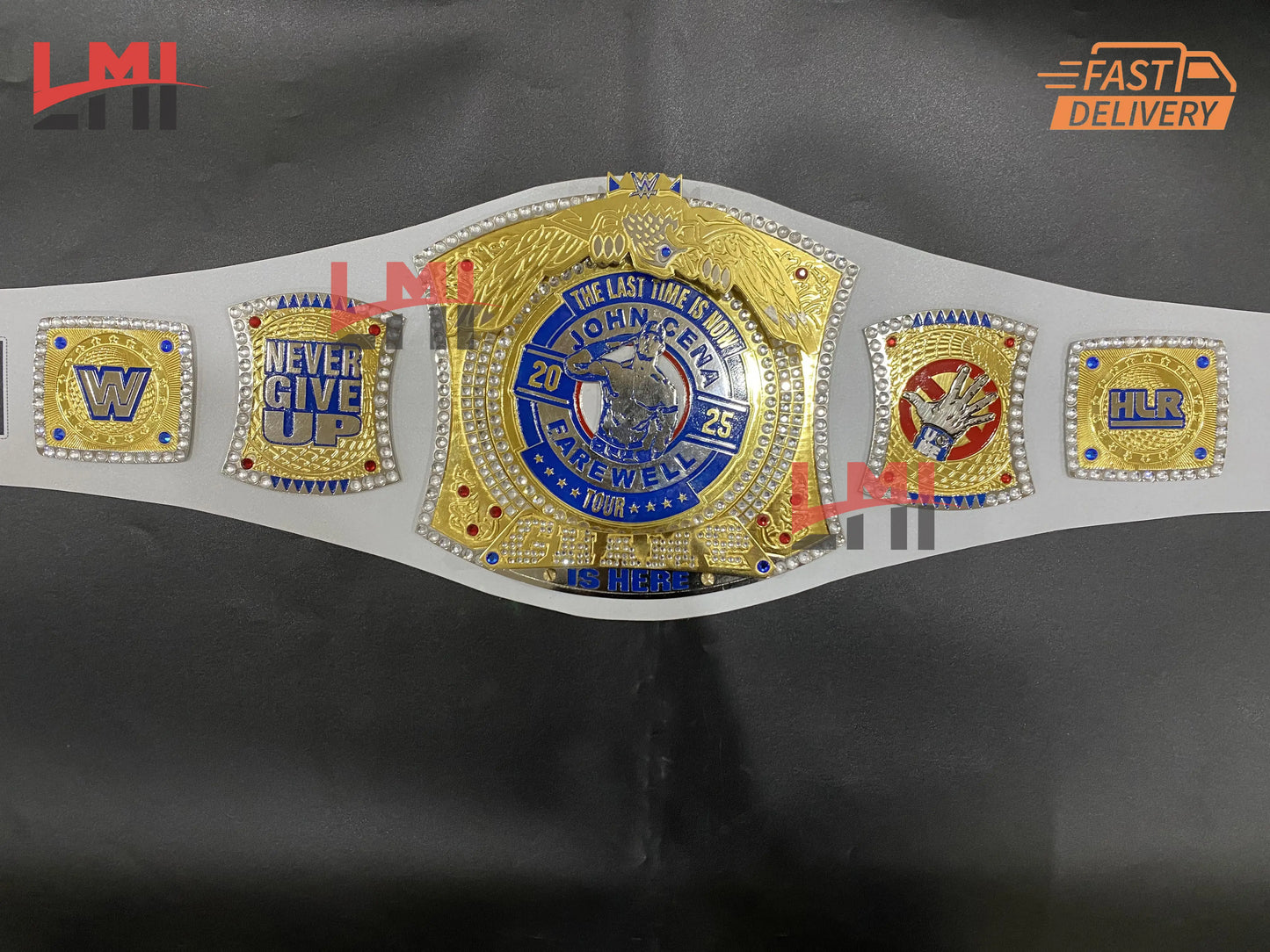 John Cena Farewell Tour 2025 Los Angeles Spinner Championship Belt Replica Wrestling 2mm Brass