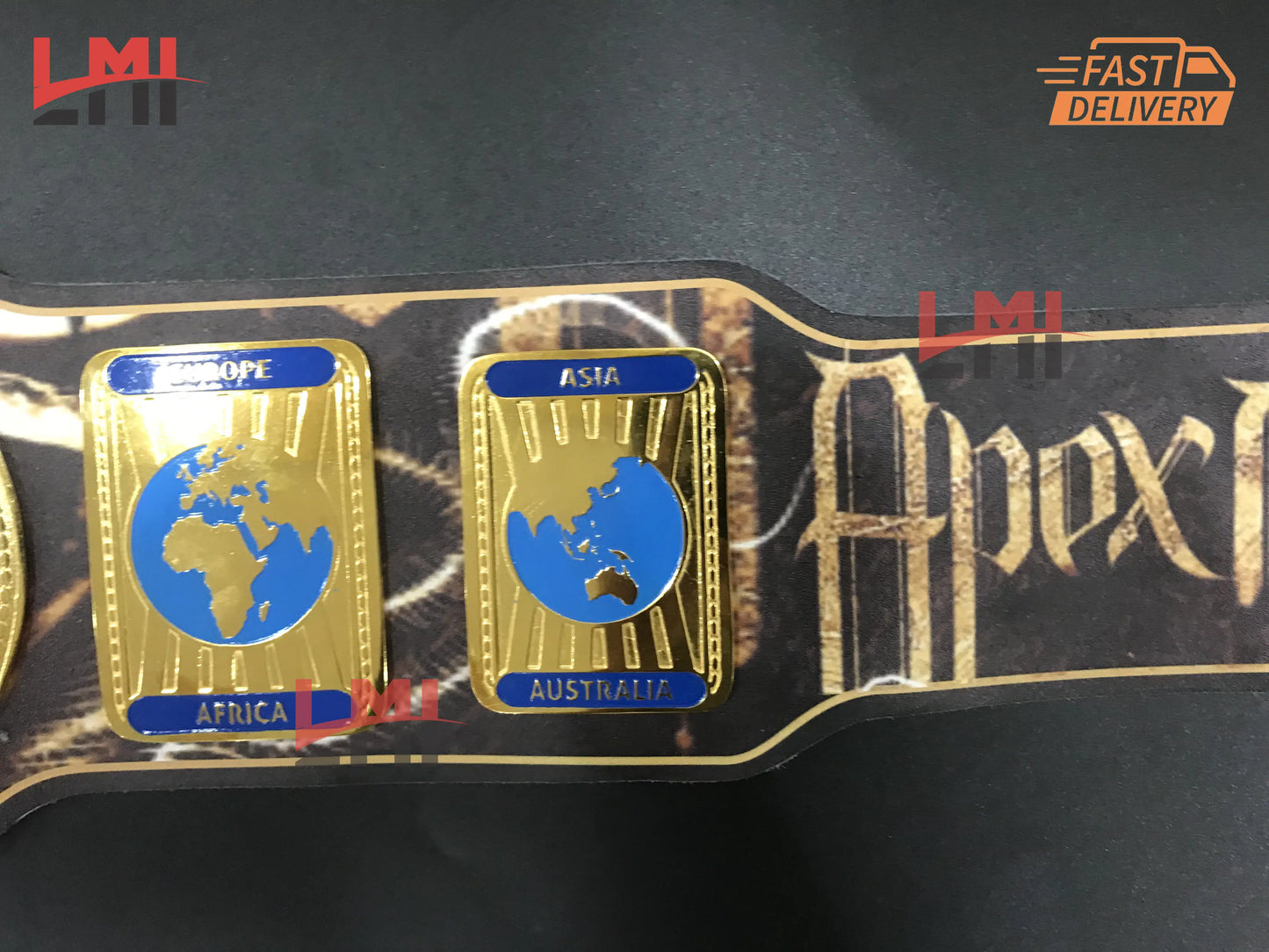 WWF Randy Orton Custom Intercontinental Championship Belt 4mm Brass - LMI Championship Belts