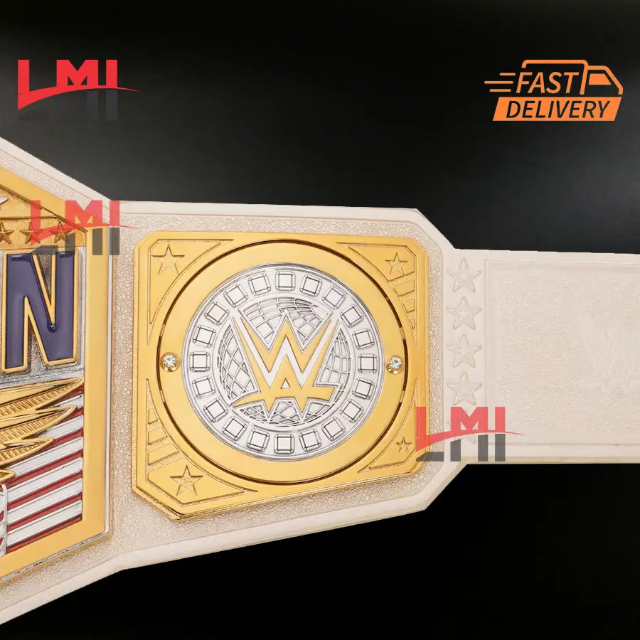WWE Women's United States Championship Belt Wrestling 2mm Brass LMI Championship Belts