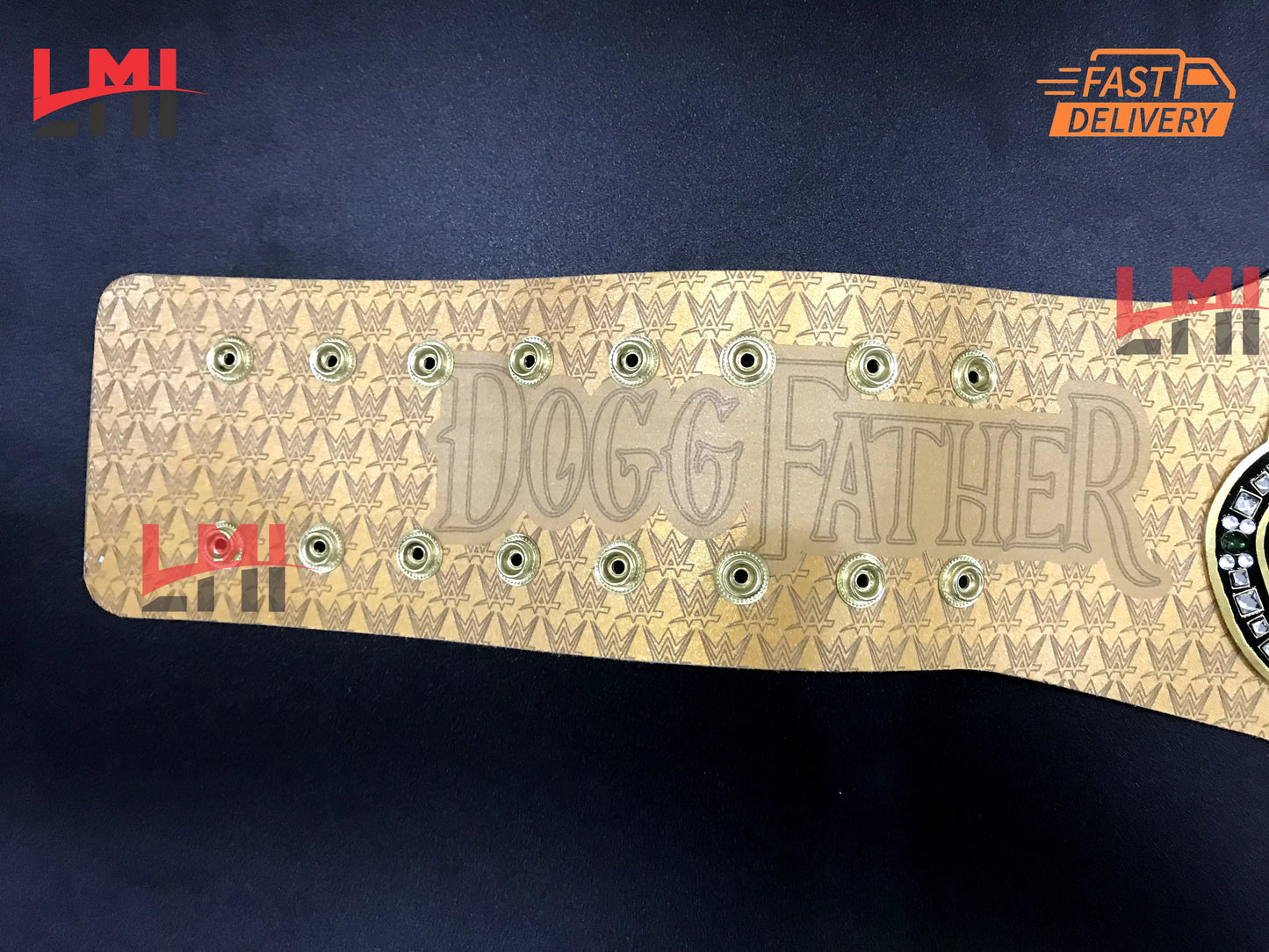 Snoop Dogg Wrestle Mania 39 Universal Championship Belt Dual Plate 2mm Brass - LMI Championship Belts