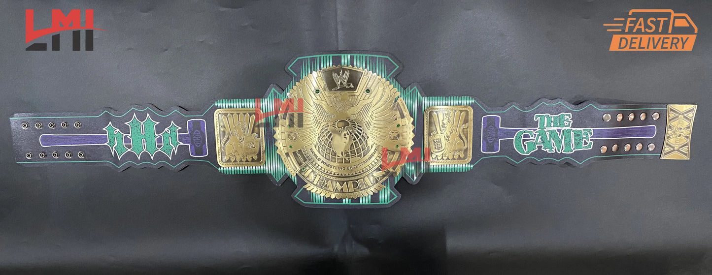 Triple H 30 Years The Game Big Eagle Championship Belt Wrestling Belt 2mm Brass - LMI Championship Belts