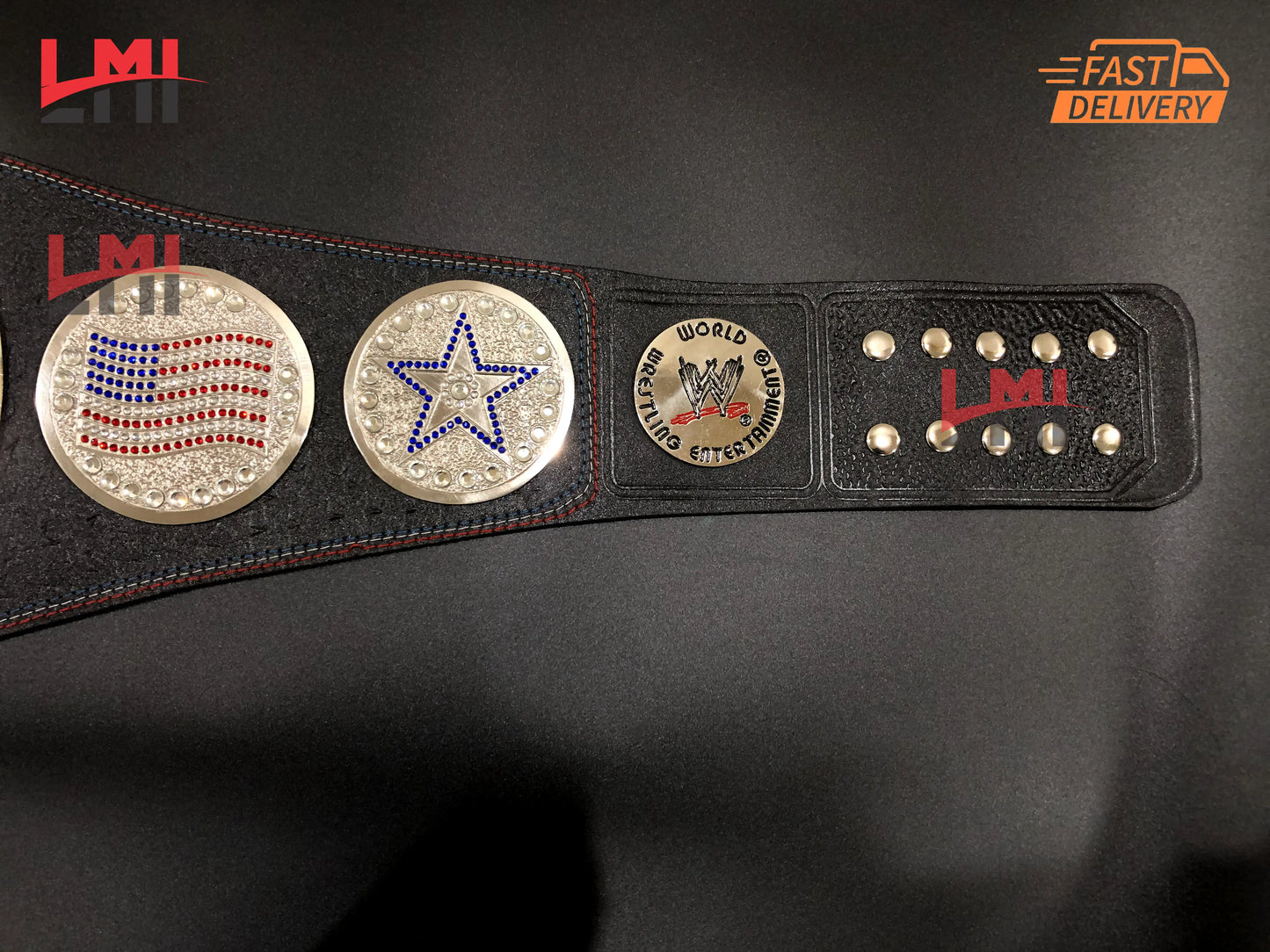 United States Spinner World Heavyweight Championship Belt - LMI Championship Belts