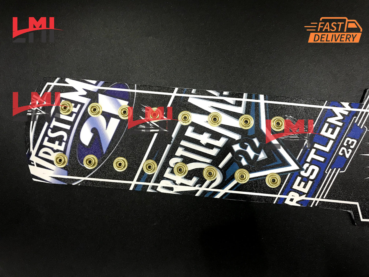 Wrestlemania 40 Spinner World Heavyweight Championship Belt - LMI Championship Belts