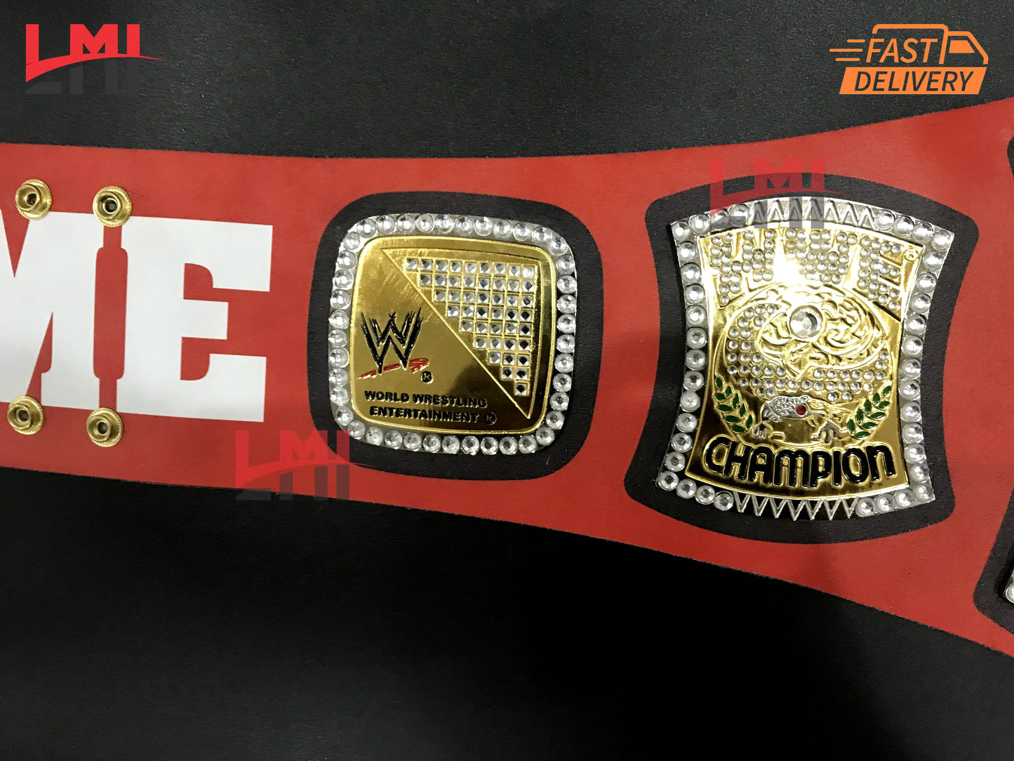 WWE John Cena Spinner World Heavyweight Championship Belt 2mm Brass - LMI Championship Belts