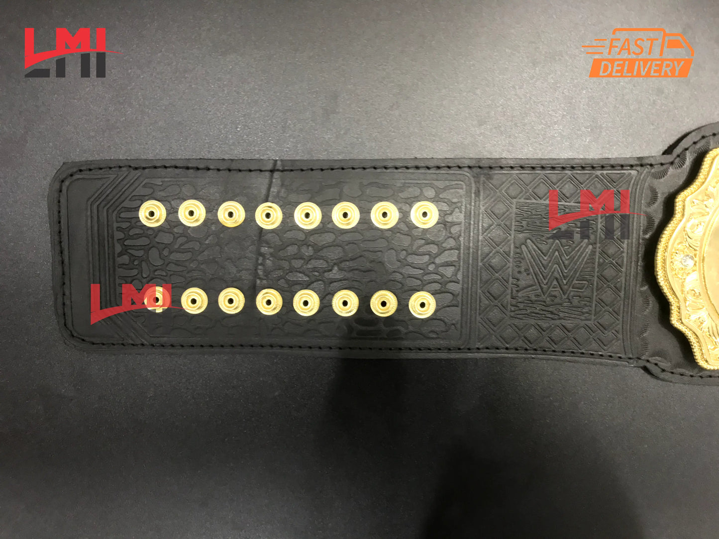 New World Heavyweight Championship Belt Replica Wrestling belt 6mm Diecast - LMI Championship Belts