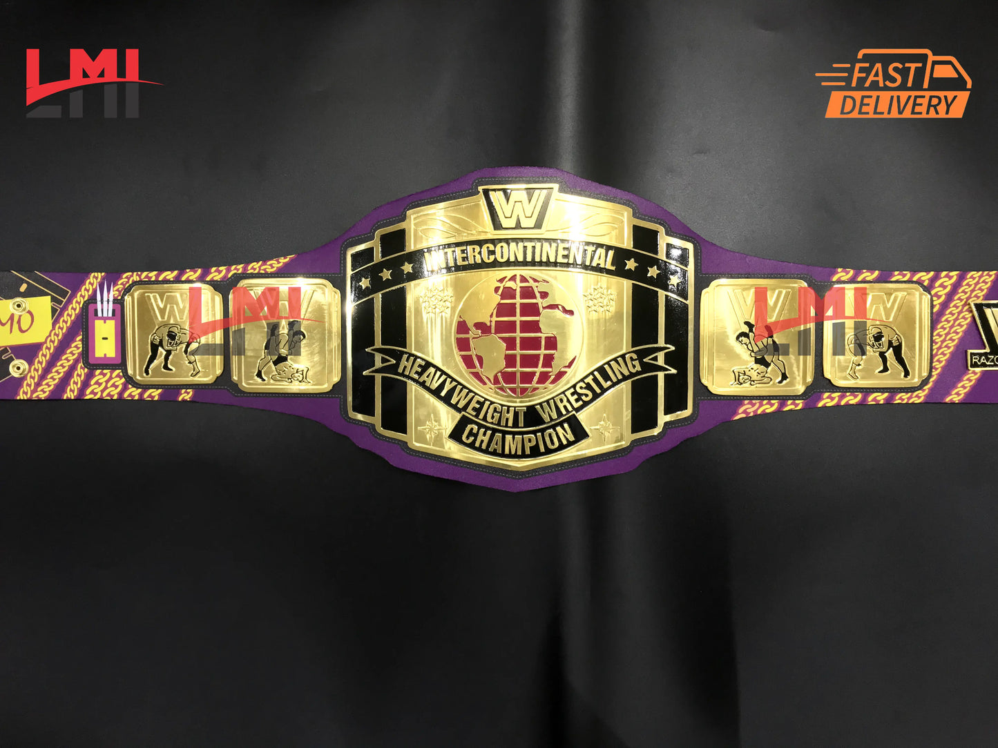 Razor Ramon Signature Series Intercontinental Championship Belt - LMI Championship Belts