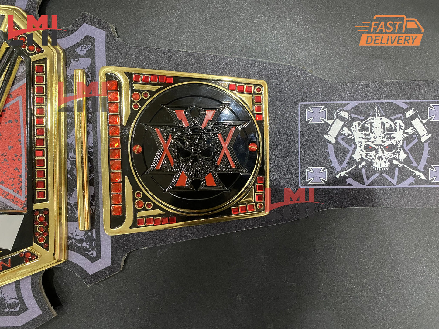Triple H 30 Years The Authority Universal Championship Belt Wrestling Belt 6mm Diecast - LMI Championship Belts