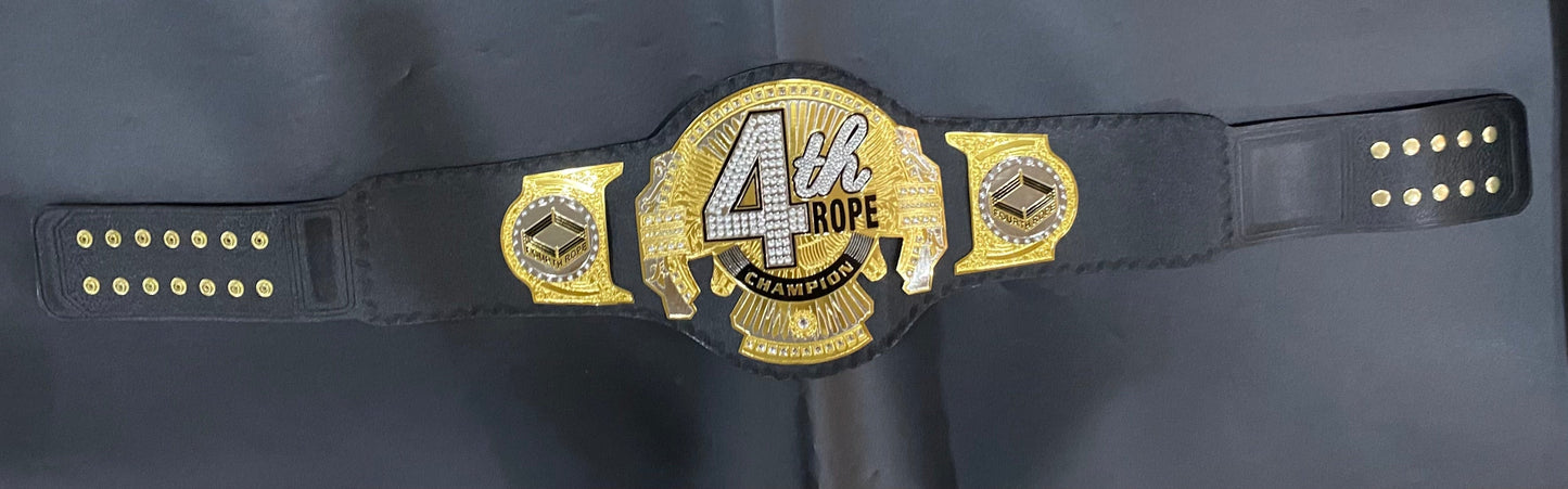 4th rope world heavyweight championship belt 2mm Brass