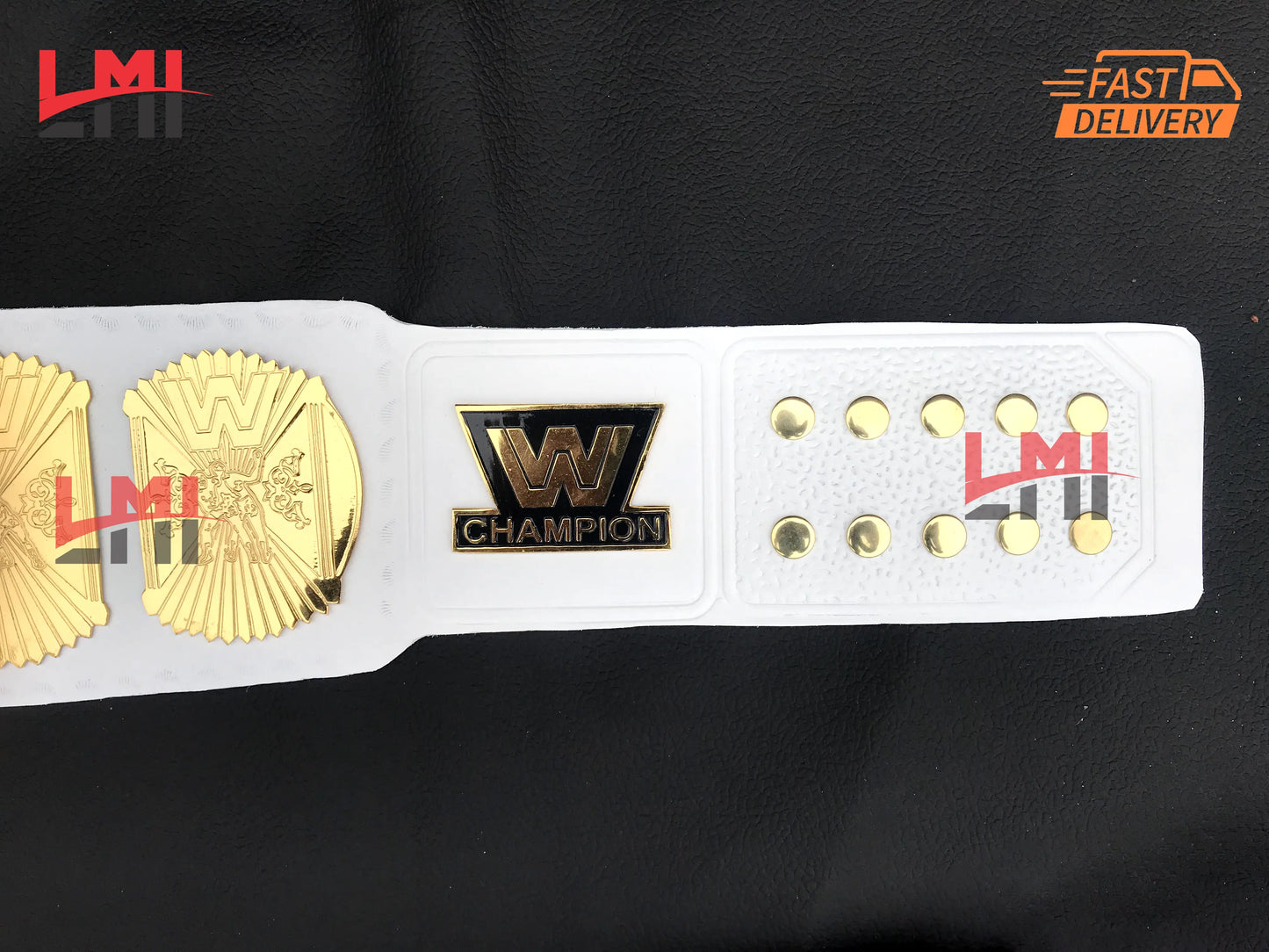 WWE White Winged Eagle Replica Championship Belt Wrestling Replica Belt 2mm - LMI Championship Belts
