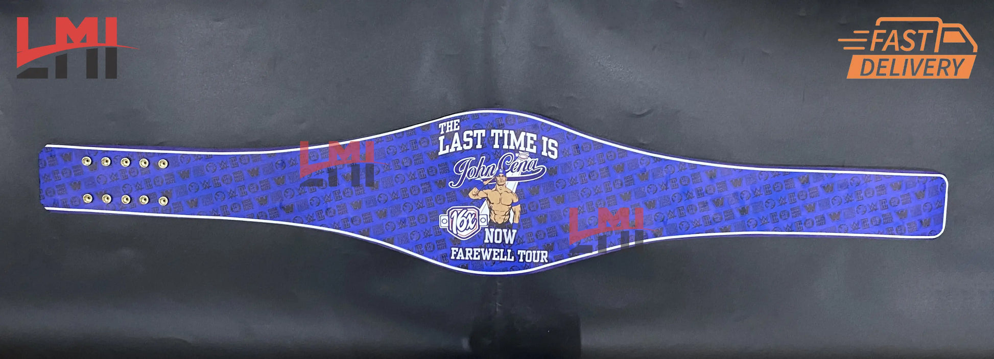 John Cena Farewell Tour 2025 Los Angeles Spinner Championship Belt Replica Wrestling 2mm Brass