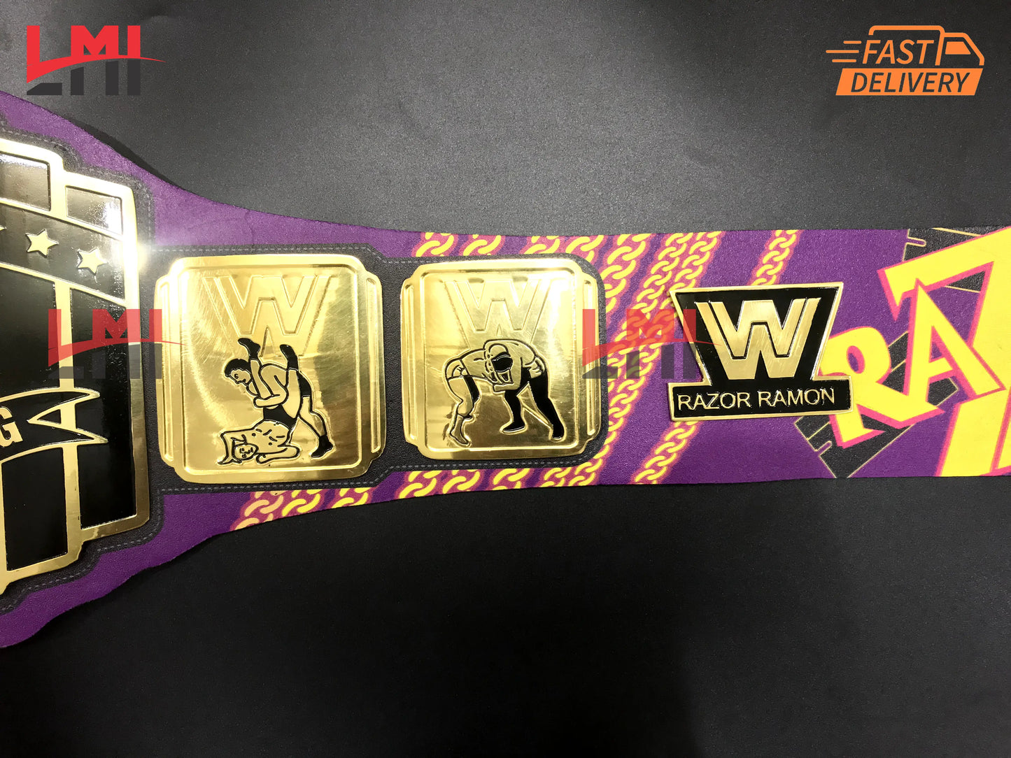 Razor Ramon Signature Series Intercontinental Championship Belt - LMI Championship Belts