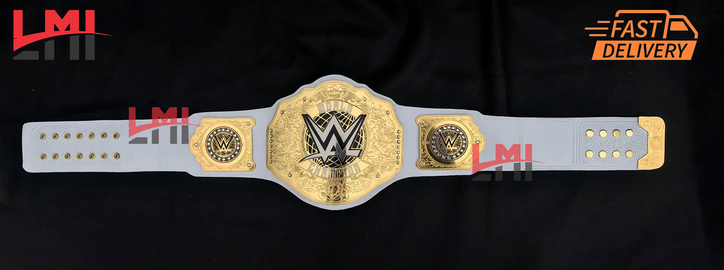 Women's World Heavyweight Championship Belt Wrestling 2mm Brass LMI Championship Belts