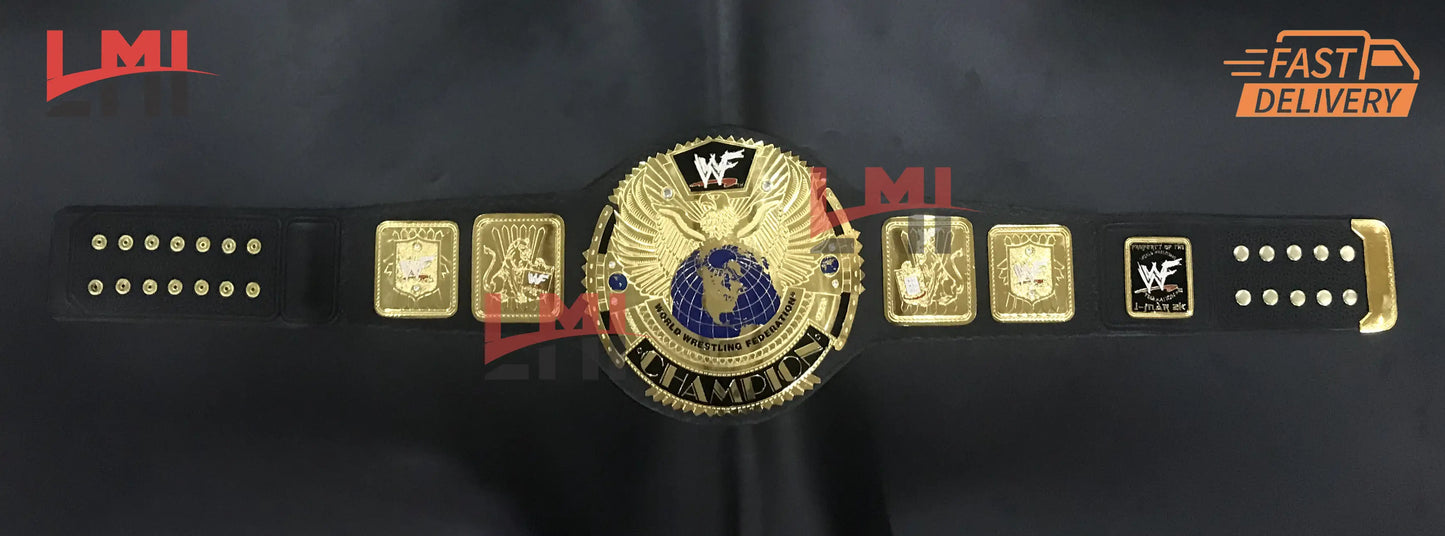 WWF Big Eagle Championship Belt Wrestling Replica Belt 2mm LMI Championship Belts
