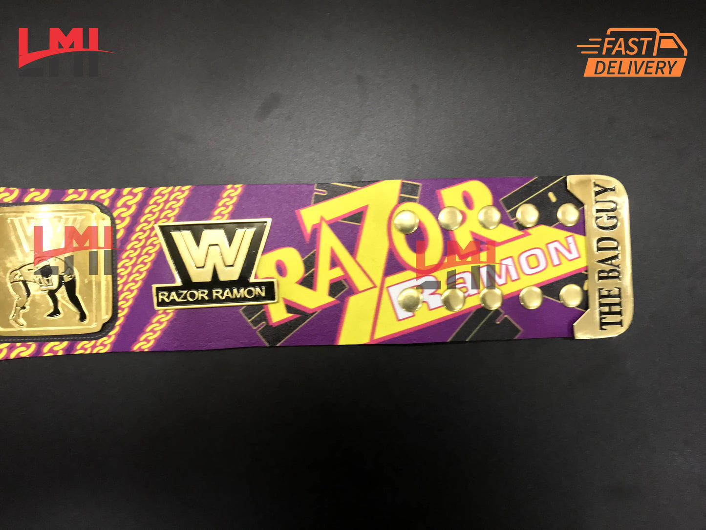 Razor Ramon Signature Series Intercontinental Championship Belt - LMI Championship Belts