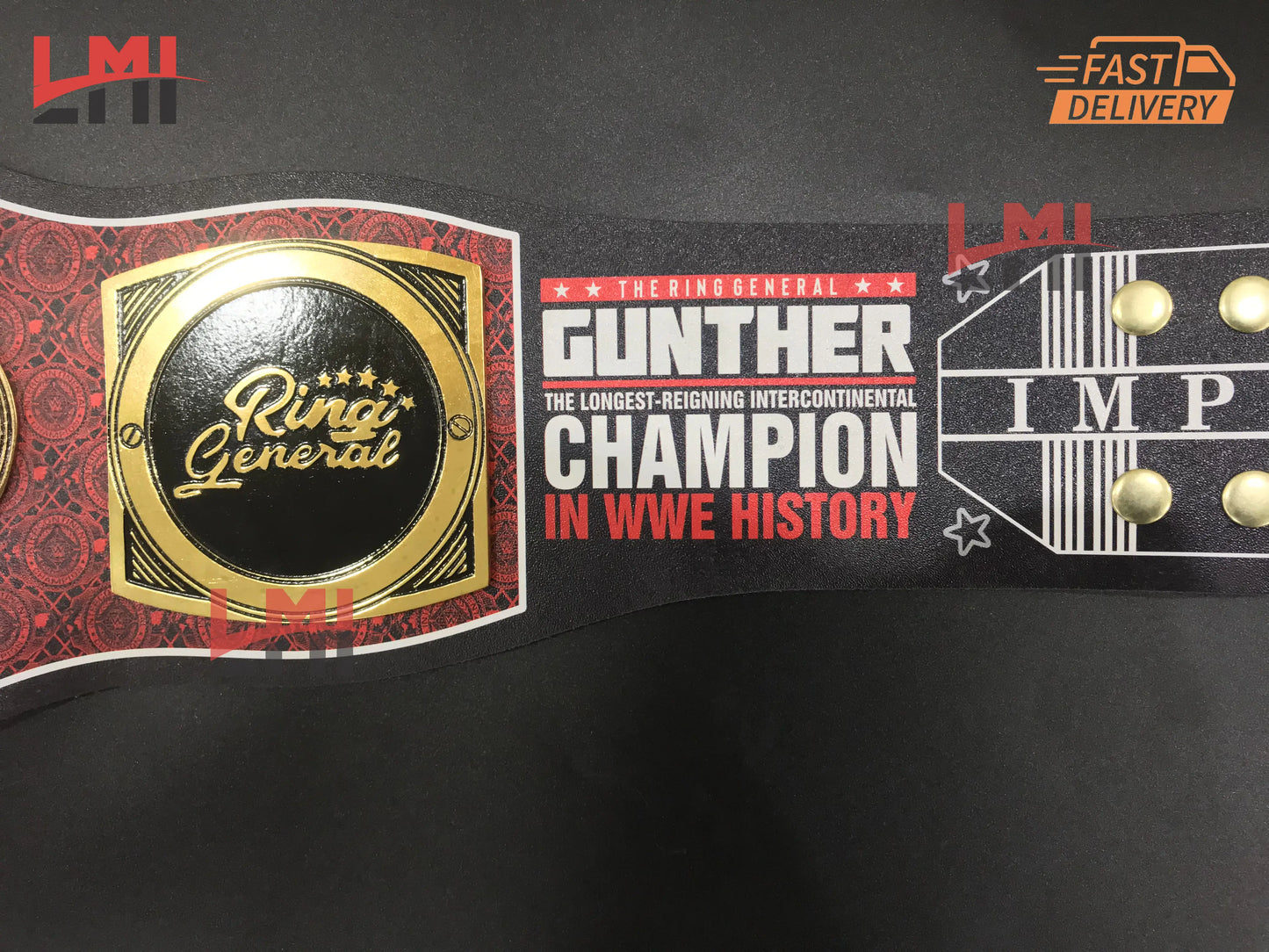 Gunther 666 Days Signature Series Championship Title Belt 4mm Brass - LMI Championship Belts