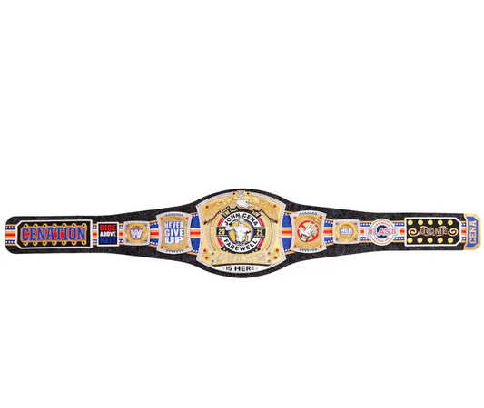 John Cena Farewell Tour 2025 Las Vegas Spinner Championship Replica Title Belt 2mm Brass