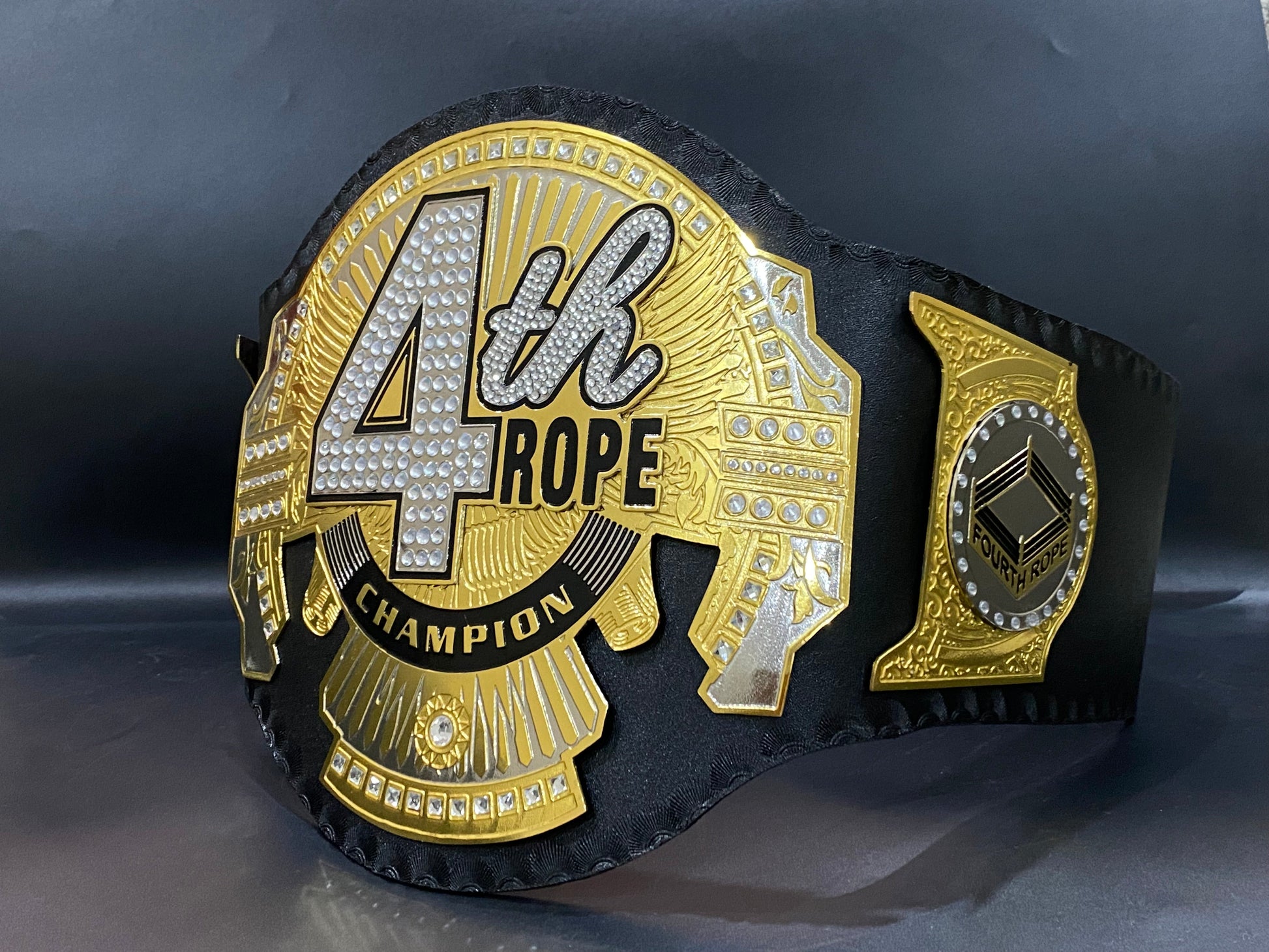 4th rope world heavyweight championship belt 2mm Brass
