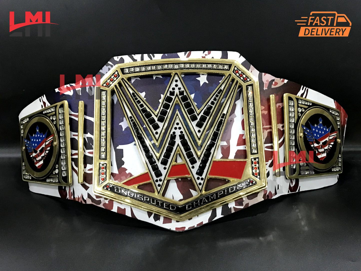 New Custom Cody Rhodes Championship Belt Wrestling Belt 4mm Diecast