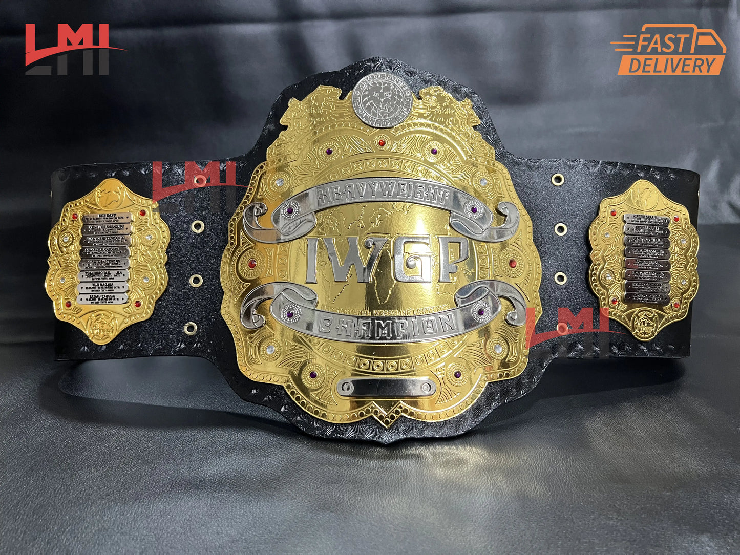 IWGP Version 4 World Heavyweight Championship Belt Wrestling 2mm Brass