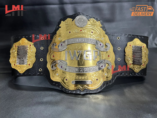 IWGP Version 4 World Heavyweight Championship Belt Wrestling 2mm Brass