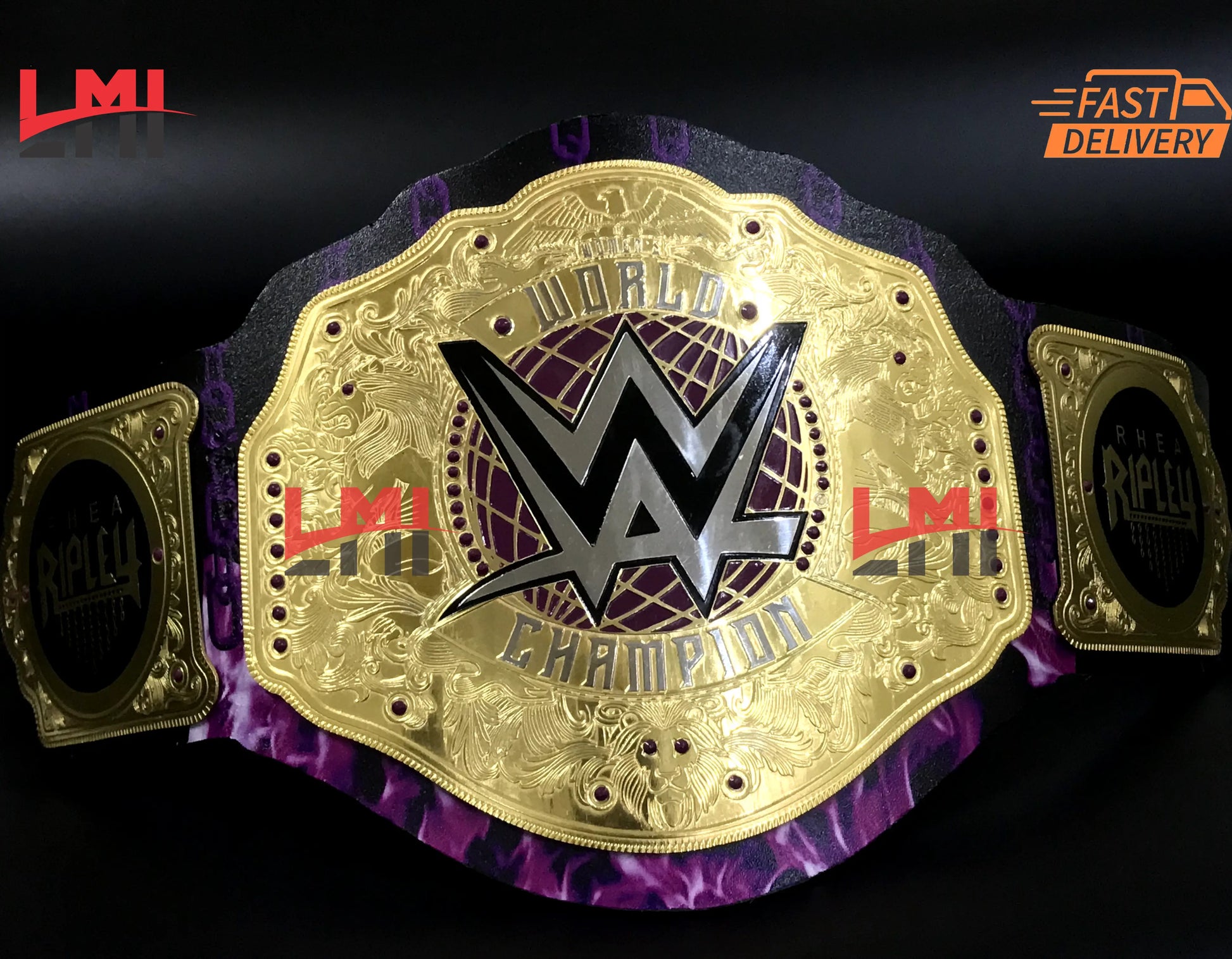 Rhea Ripley Custom Women's World Heavyweight Championship Belt 2mm Brass 