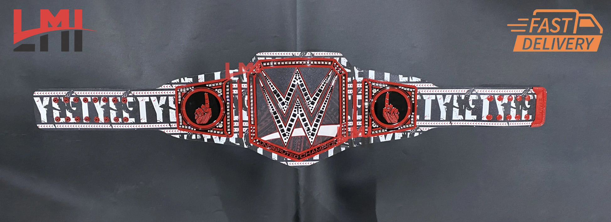 Custom No Yeet Championship Wrestling Belt 2mm Brass LMI Championship Belts