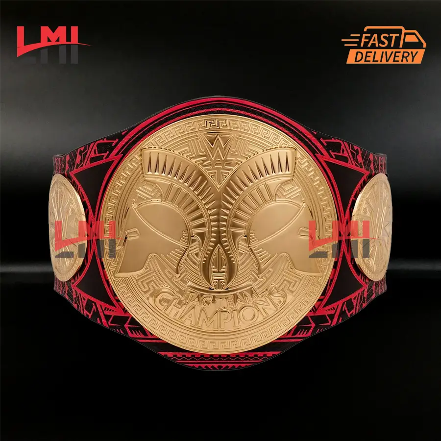 WWE Usos Signature Series Tag Team Championship Belt 2mm Brass LMI Championship Belts