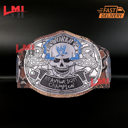 Stone Cold Steve Austin Smoking Skull Limited Edition 30 Years Signature Championship Belt