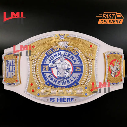 John Cena Farewell Tour 2025 Los Angeles Spinner Championship Belt Replica Wrestling 2mm Brass