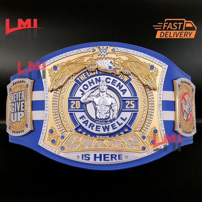 John Cena Farewell Tour 2025 Indianapolis Spinner Championship Belt Wrestling 2mm Brass