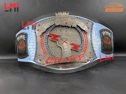 CM Punk 434-Day Record Spinner Signature Series Championship Belt Replica Wrestling 4mm Brass LMI Championship Belts