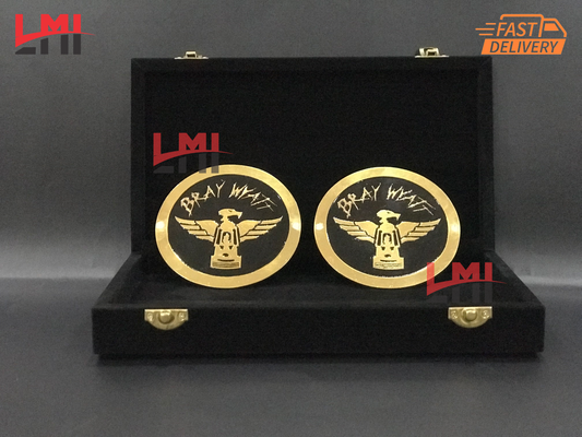 Tribute To Bray Bray Wyatt Signature Black Side Plates 4mm