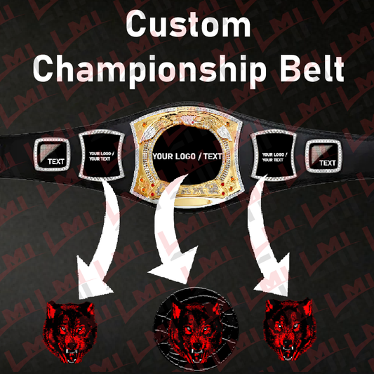 Personalized Championship Belt | Custom WWE, AEW, NFL & Fantasy Football Belts