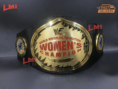 WWF Women's Oval Intercontinental Championship Belt 6MM Brass LMI Championship Belts