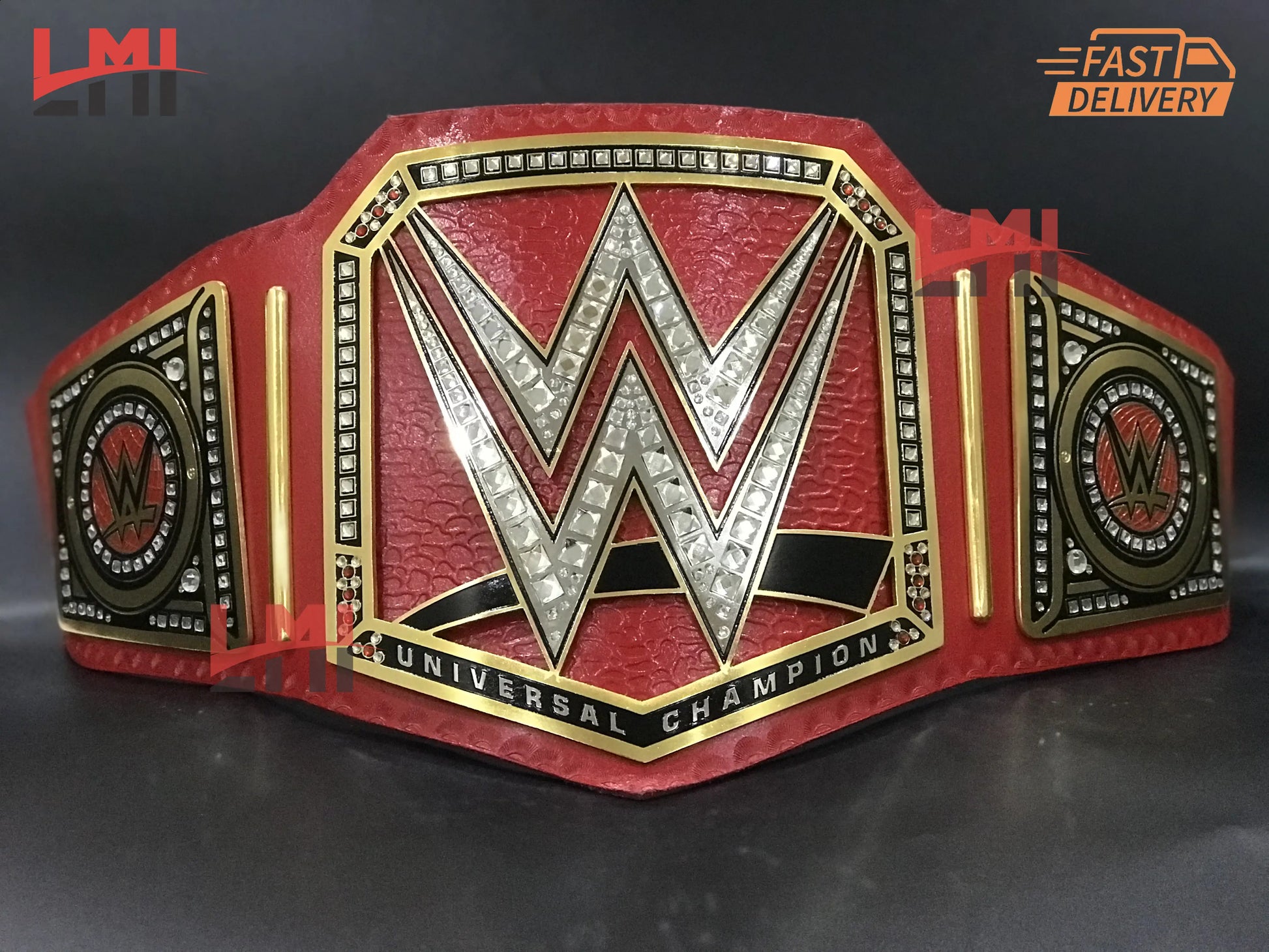 WWE Red Universal World Heavyweight Replica Championship Belt 