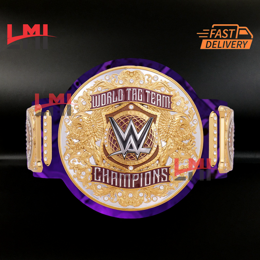Custom Judgement Day New World Tag Team Heavyweight Championship Belt 4mm Diecast