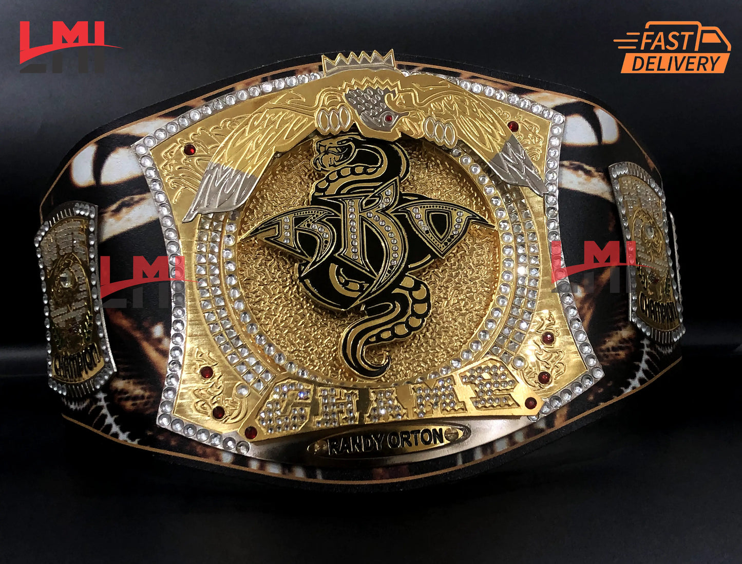 Randy Orton Spinner World Heavyweight Championship Belt LMI Championship Belts