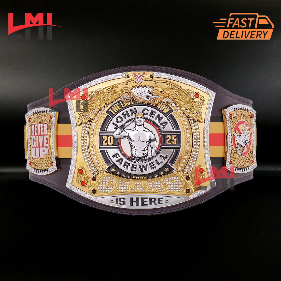 John Cena Farewell Tour 2025 San Diego Championship Belt Wrestling 2mm Brass - LMI Championship Belts