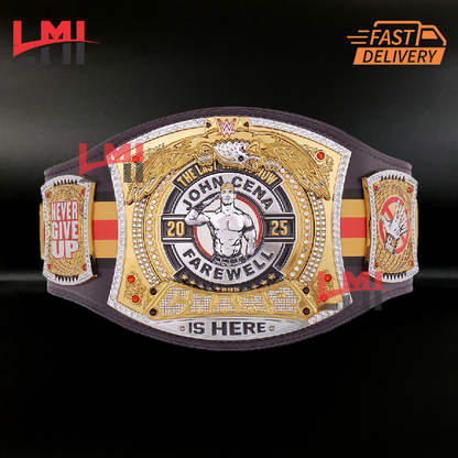 John Cena Farewell Tour 2025 San Diego Championship Belt Wrestling 2mm Brass - LMI Championship Belts