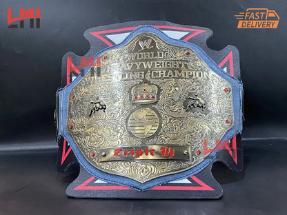 Triple H 30 Years Revolution Big Gold Championship Belt Wrestling Belt 2mm Brass LMI Championship Belts