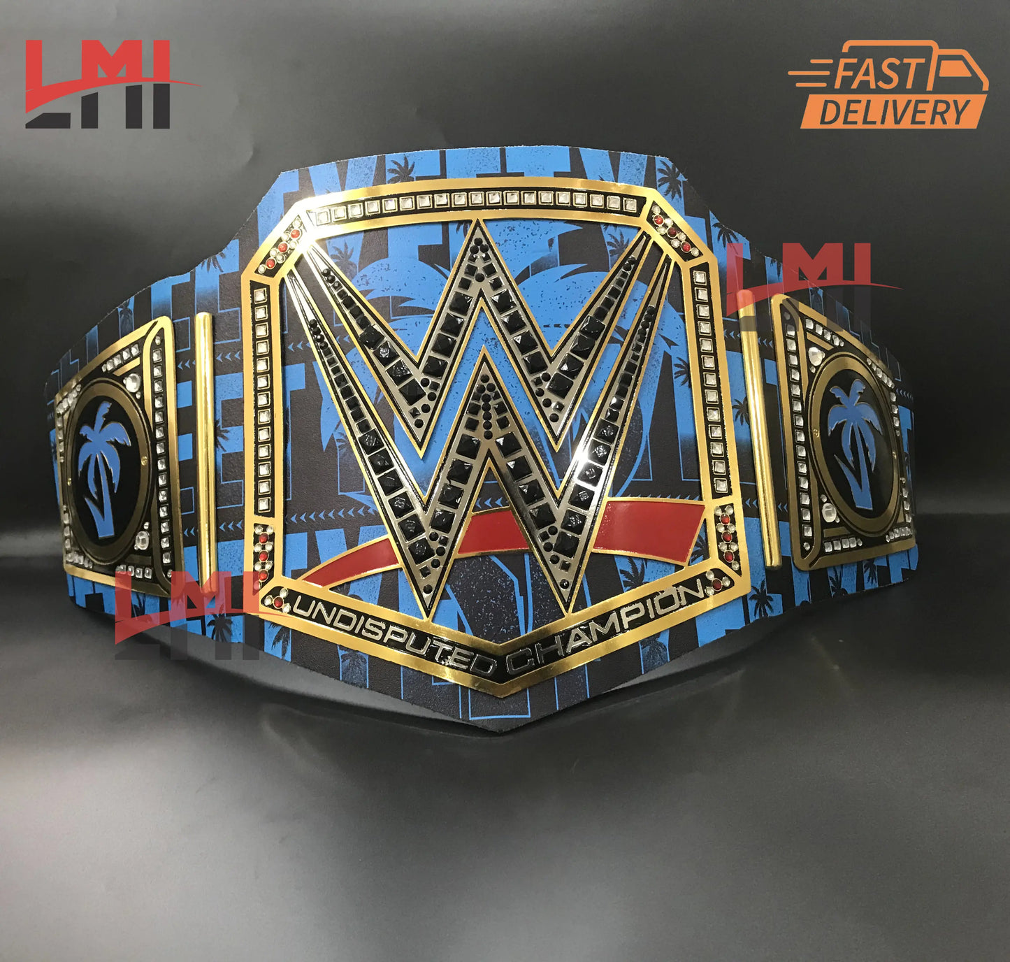 Custom Yeet Jey Uso Championship Belt Wrestling Belt 2mm Brass LMI Championship Belts